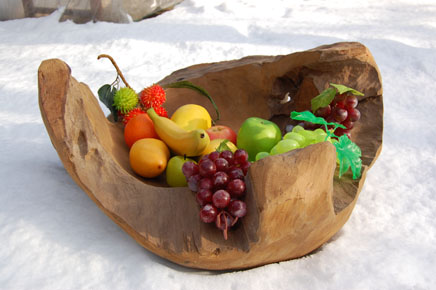 Teakschale 60cm