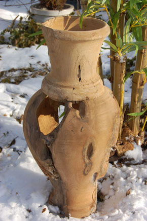 Teakvase - 60 cm
